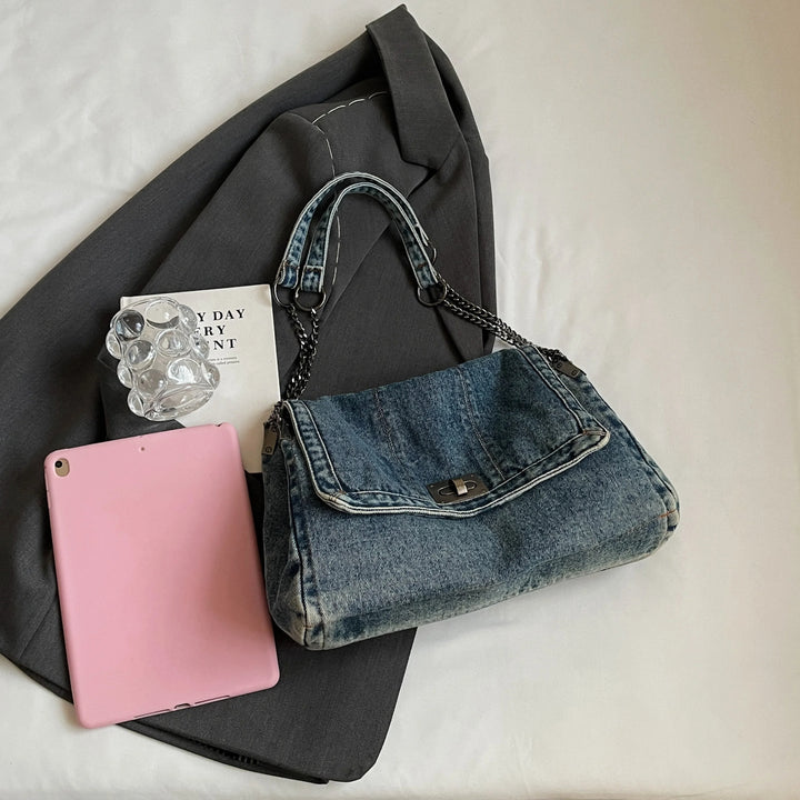 HendrixMode™ Elaya | Denim Schoudertas