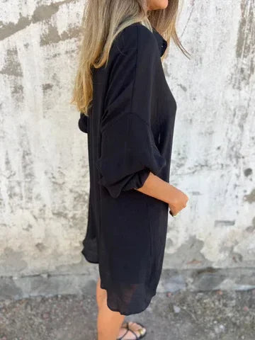HendrixMode™ Nora | Luchtige Set met Effen Blouse en Korte Broek
