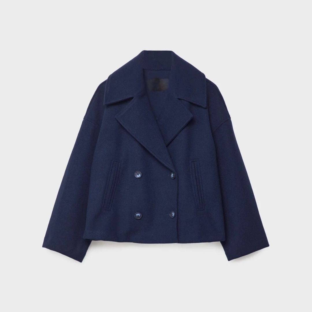 HendrixMode™ Emma | Stijlvolle double-breasted jas