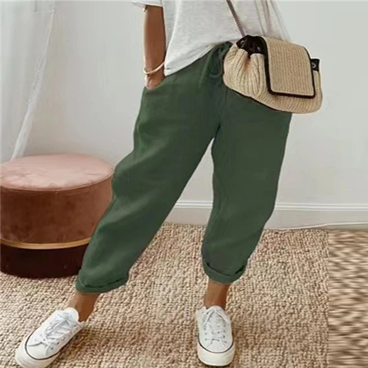 HendrixMode™ Rive | Elegante Katoenen-Linnen Broek (1+1 GRATIS)