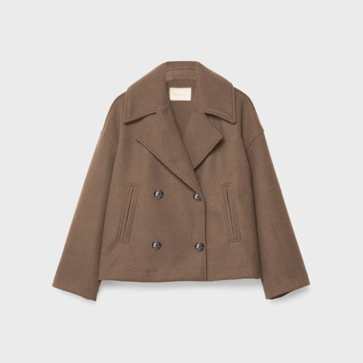 HendrixMode™ Emma | Stijlvolle double-breasted jas