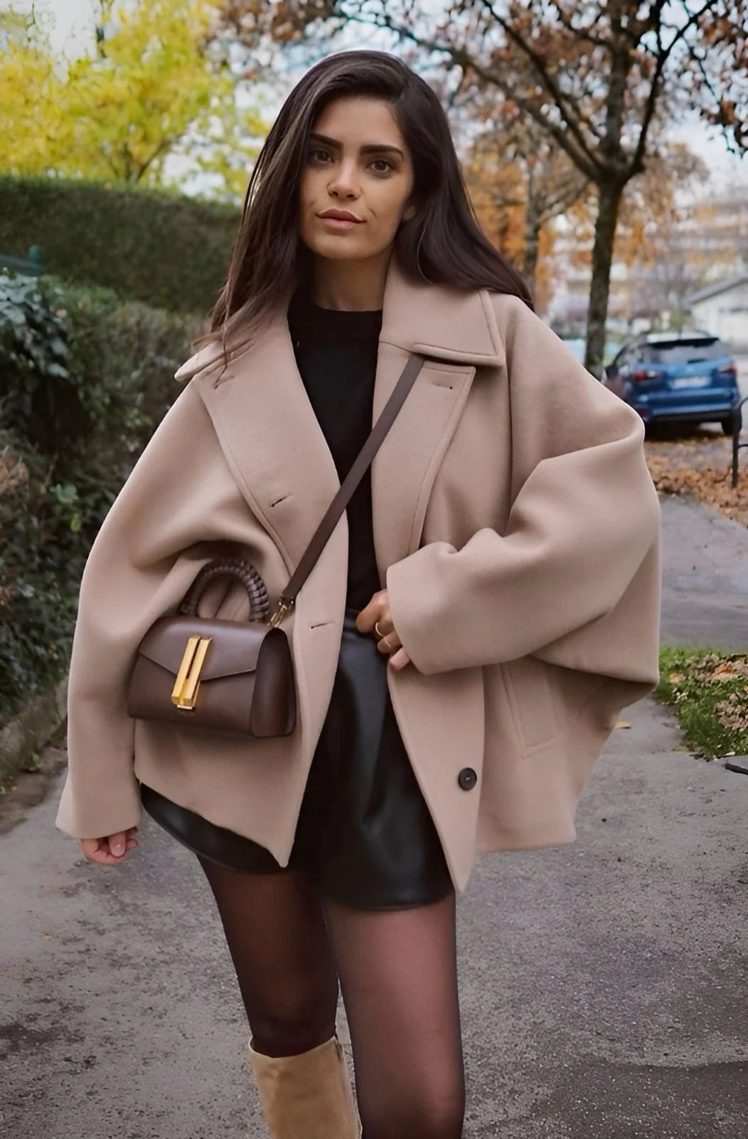 HendrixMode™ Sophie | Trendy Oversized Wollen Jas