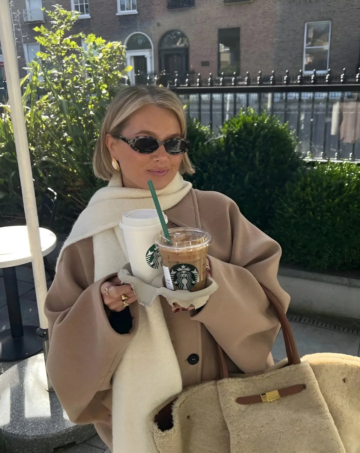 HendrixMode™ Sophie | Trendy Oversized Wollen Jas