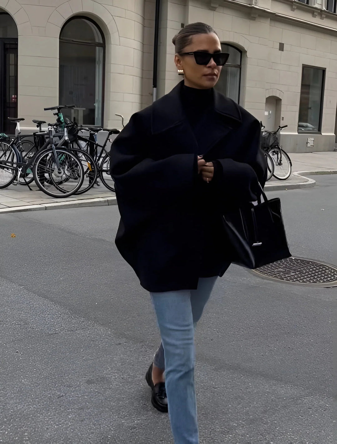 HendrixMode™ Sophie | Trendy Oversized Wollen Jas