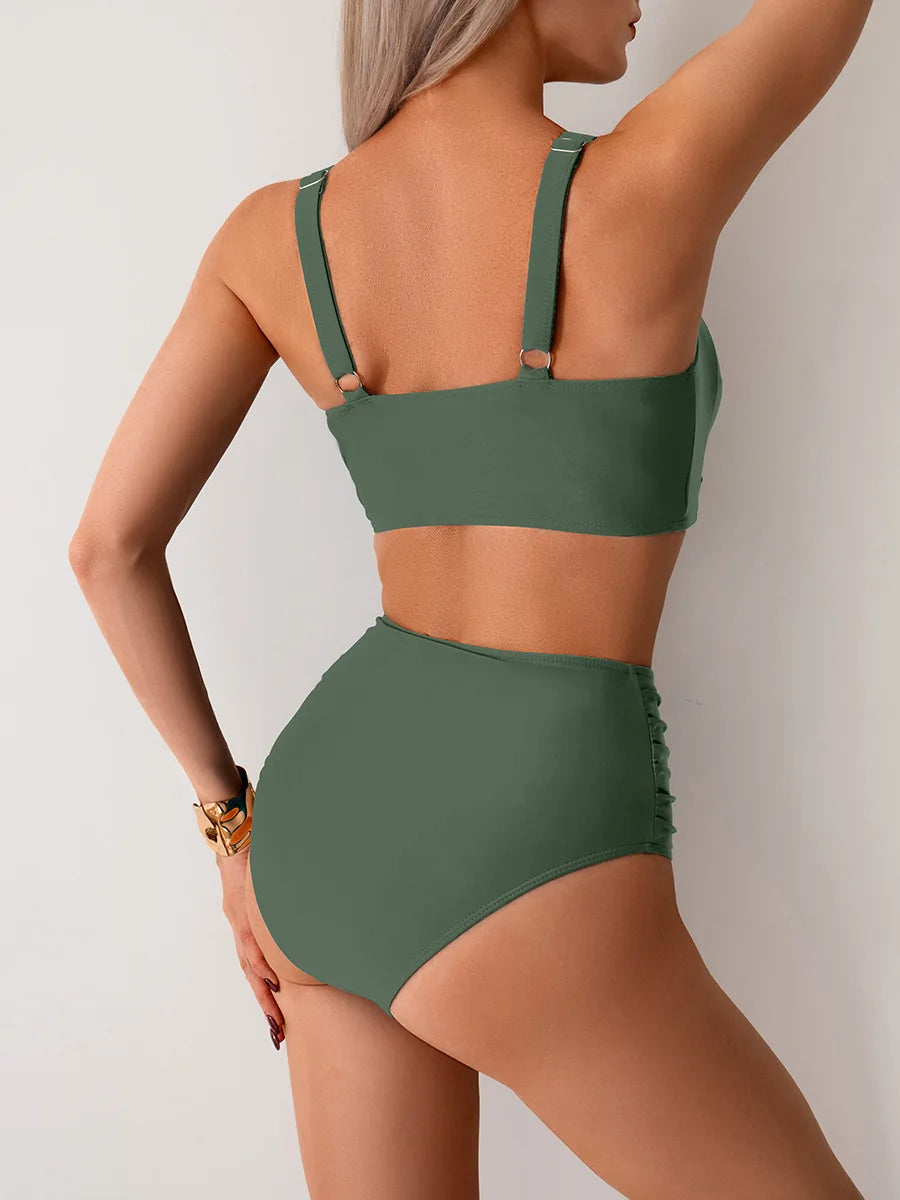 HendrixMode™ Nicoletta | Bandeau Bikini met Ruches