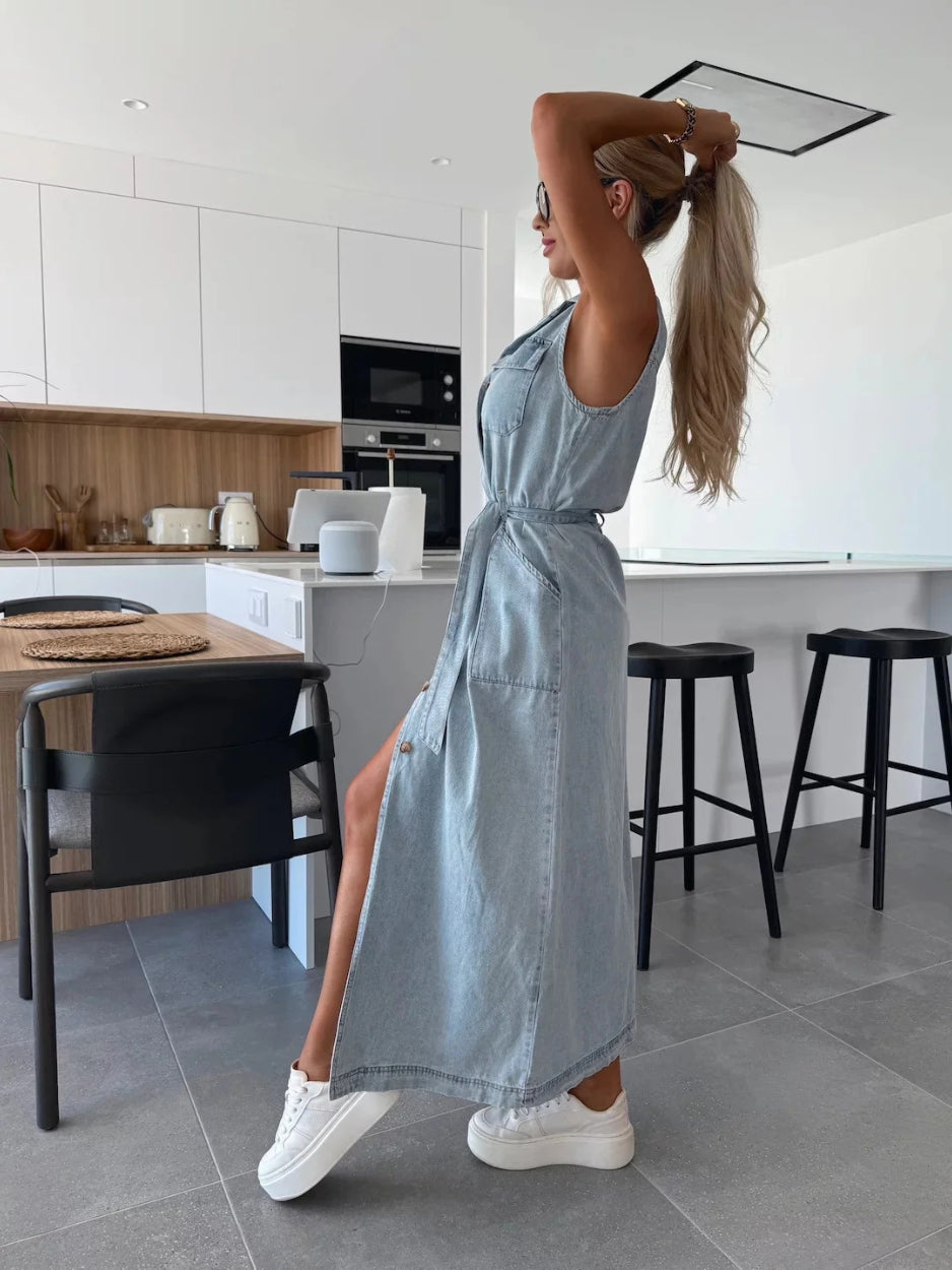 HendrixMode™ Louisa | Maxi Spijkerjurk