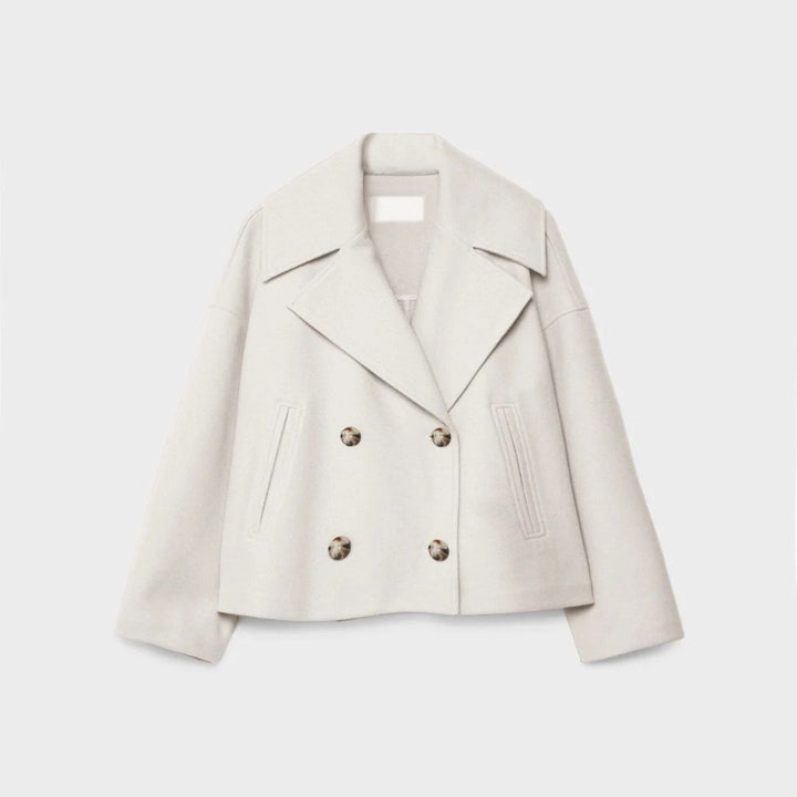 HendrixMode™ Emma | Stijlvolle double-breasted jas