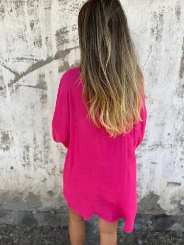 HendrixMode™ Nora | Luchtige Set met Effen Blouse en Korte Broek