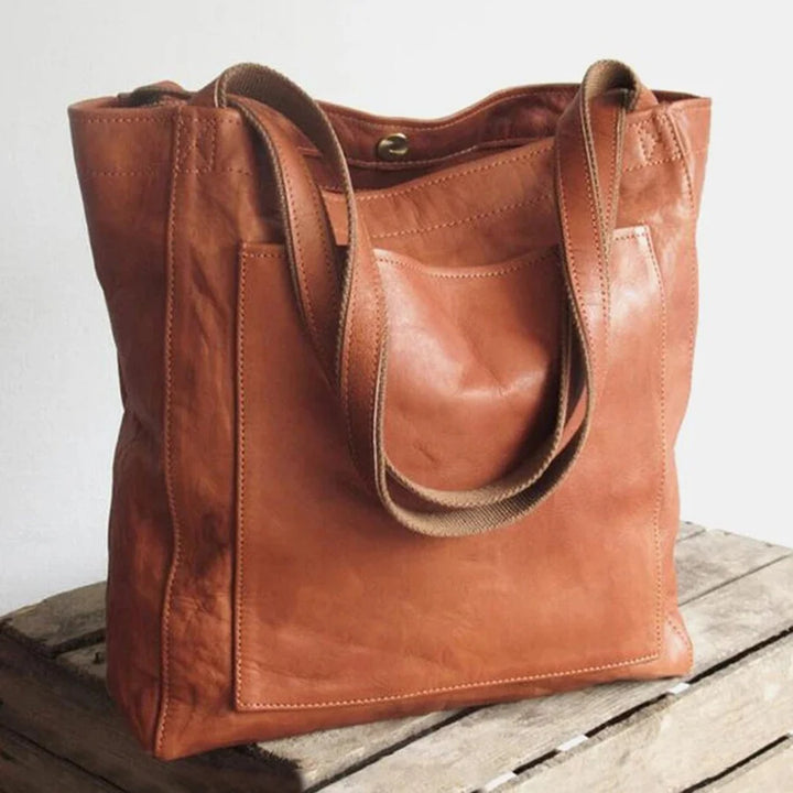 HendrixMode™ Dagmar - Elegante leren handtas