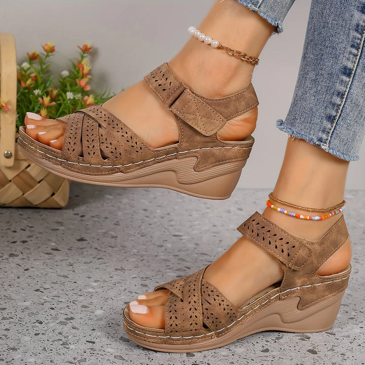HendrixMode™ Malaga | Comfortabele Sandalen met Hakken
