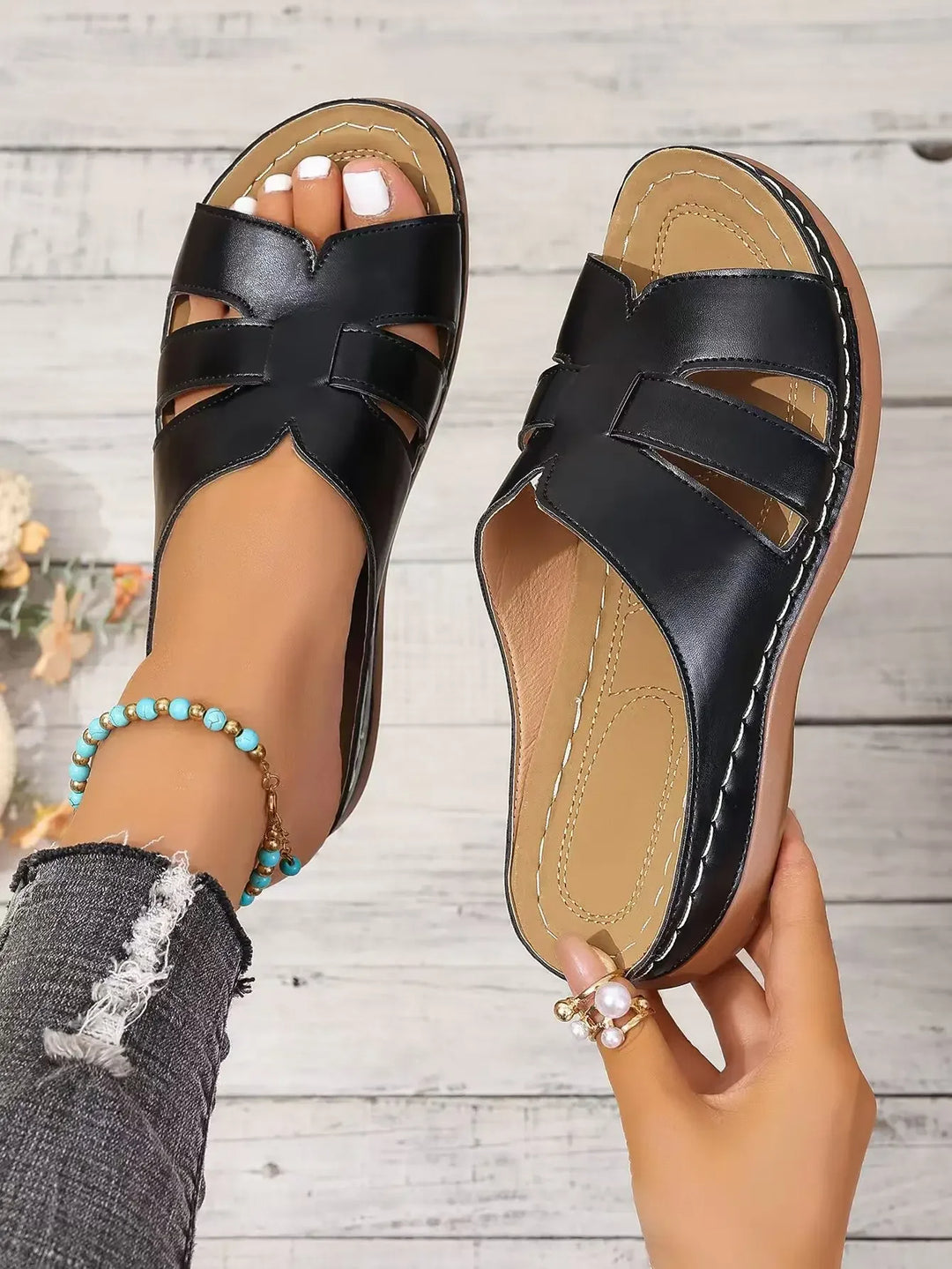 HendrixMode™ Karen | Orthopedische Sandalen Met Open Teen