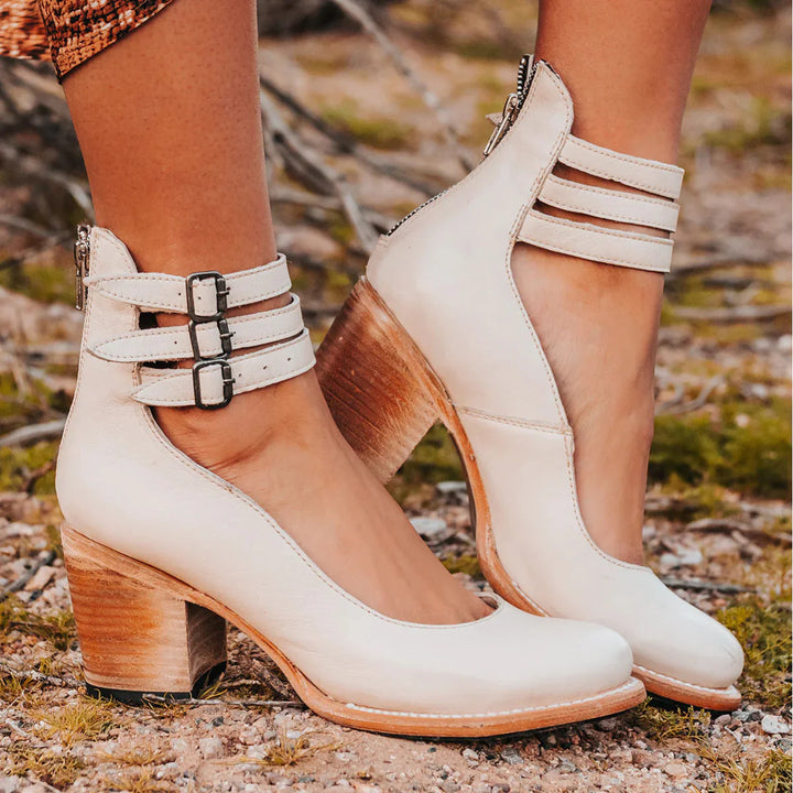 HendrixMode™ SunStep | Ronde Neuzen Chunky Sandalen