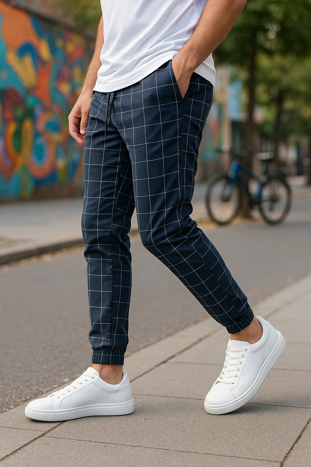 HendrixMode™ Celso | Comfortabele Joggingbroek met Ruitpatroon voor Heren