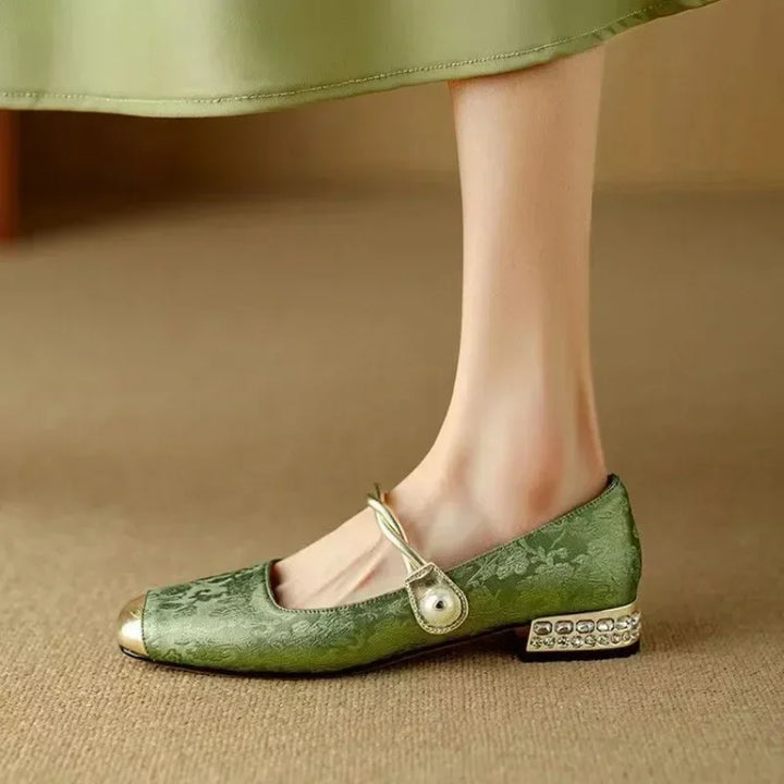 HendrixMode™ Melisa | Stijlvolle Sandalen met Borduursel en Verstelbare Sluiting