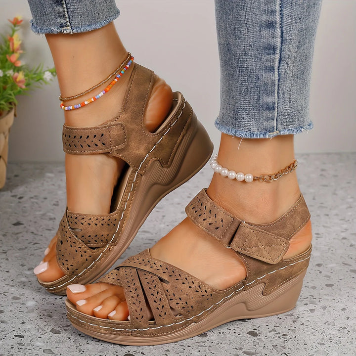 HendrixMode™ Malaga | Comfortabele Sandalen met Hakken