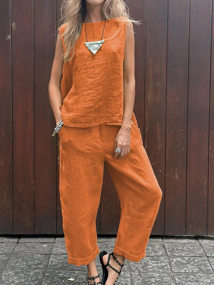 HendrixMode™ Sabrina | Zomerse Tweedelige Set – Licht, Comfortabel en Stijlvol voor Elke Dag