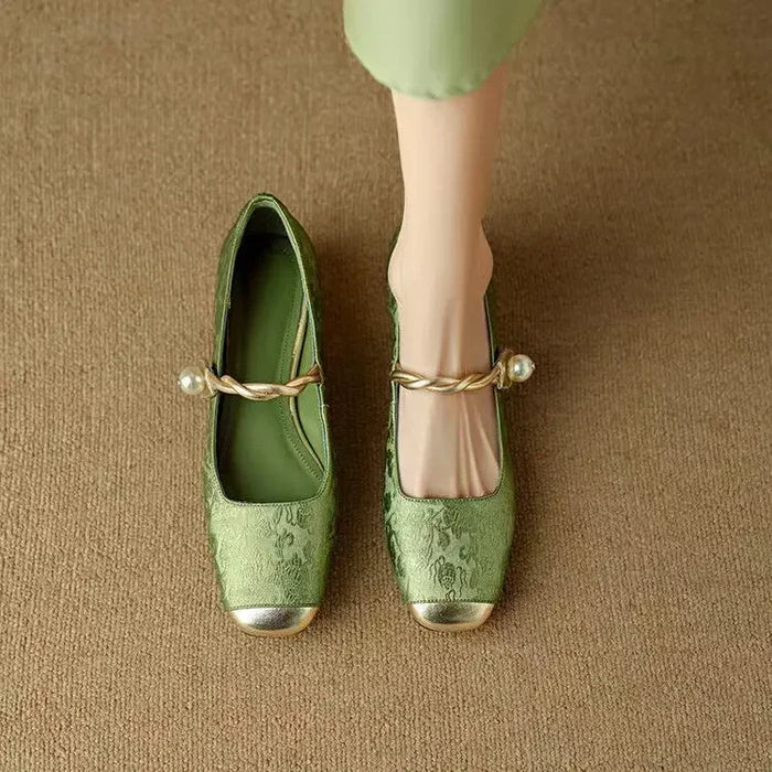 HendrixMode™ Melisa | Stijlvolle Sandalen met Borduursel en Verstelbare Sluiting