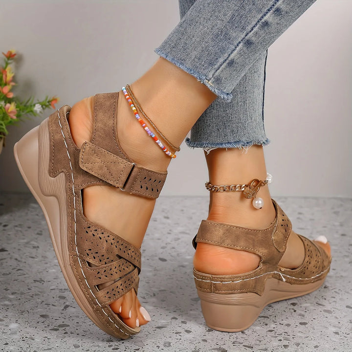 HendrixMode™ Malaga | Comfortabele Sandalen met Hakken