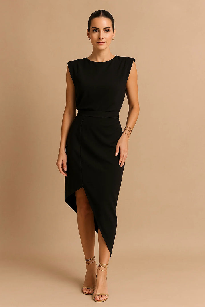 HendrixMode™ Lysandre | Elegante Rugloze Jurk