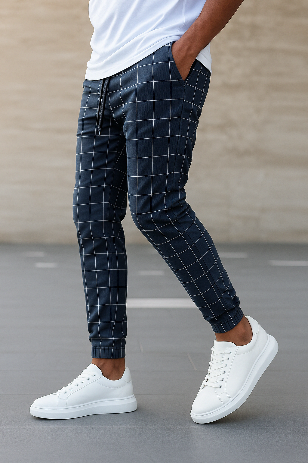 HendrixMode™ Celino | Heren Joggingbroek met Ruitpatroon