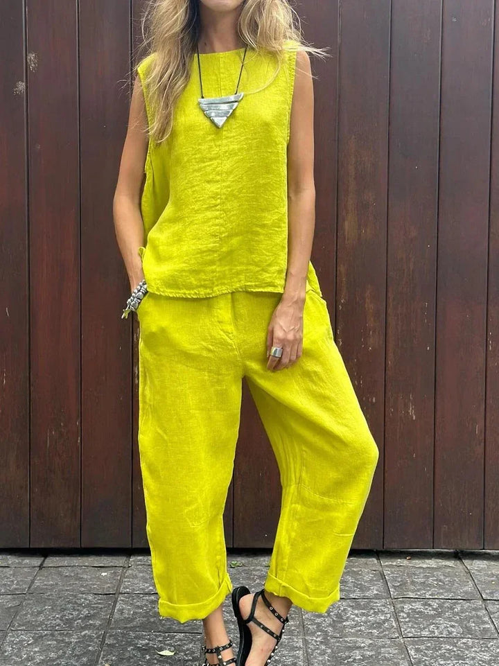 HendrixMode™ Sabrina | Zomerse Tweedelige Set – Licht, Comfortabel en Stijlvol voor Elke Dag