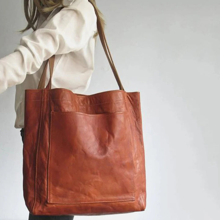 HendrixMode™ Dagmar - Elegante leren handtas