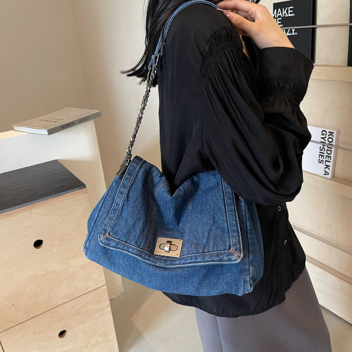 HendrixMode™ Elaya | Denim Schoudertas