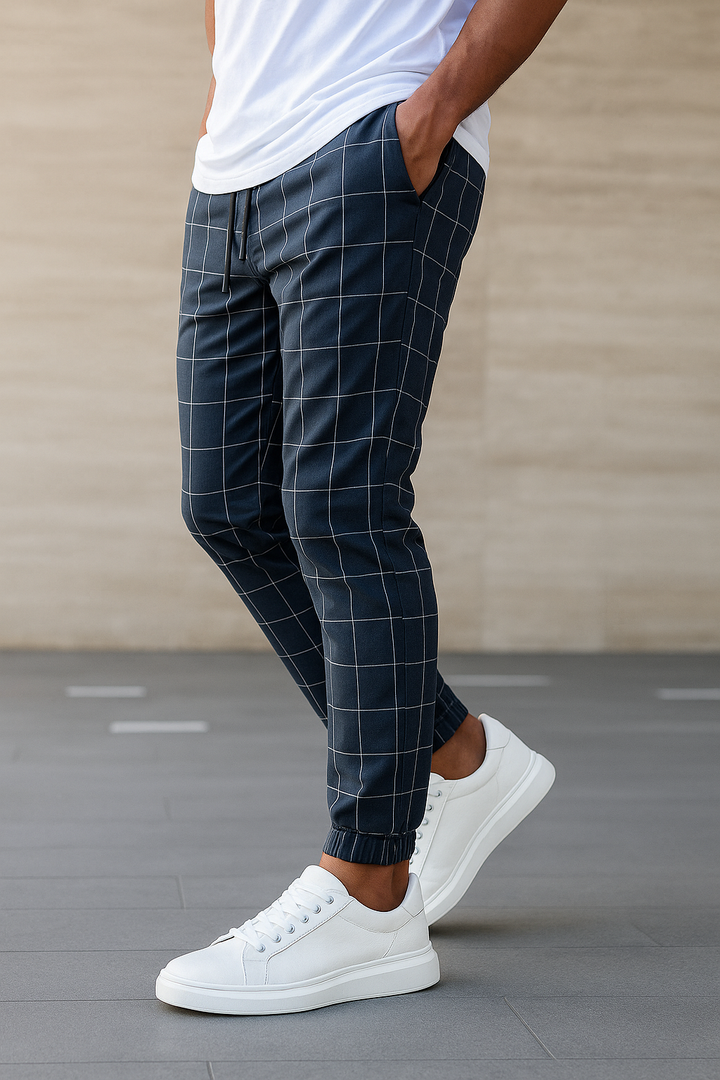 HendrixMode™ Celino | Heren Joggingbroek met Ruitpatroon