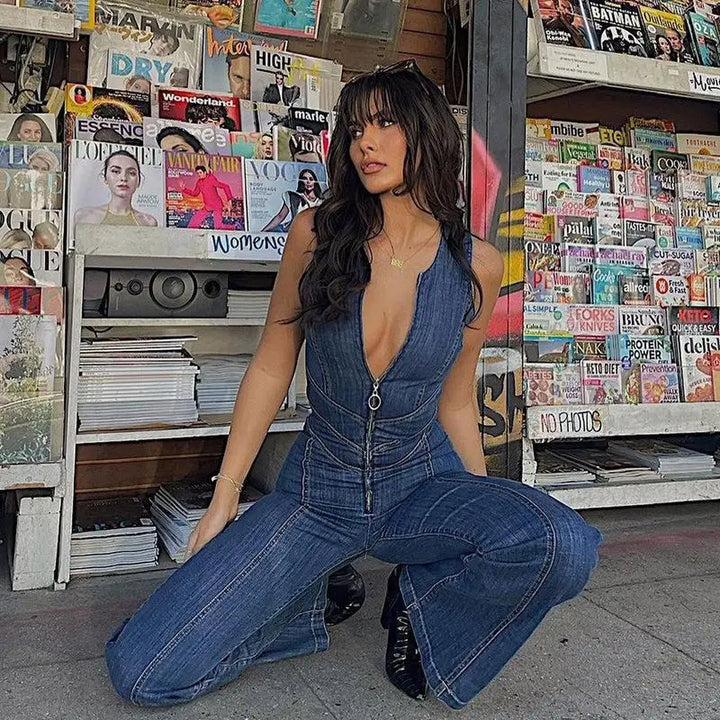 HendrixMode™ Roxanne | Spijkerbroek Jumpsuit