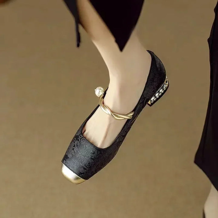 HendrixMode™ Melisa | Stijlvolle Sandalen met Borduursel en Verstelbare Sluiting