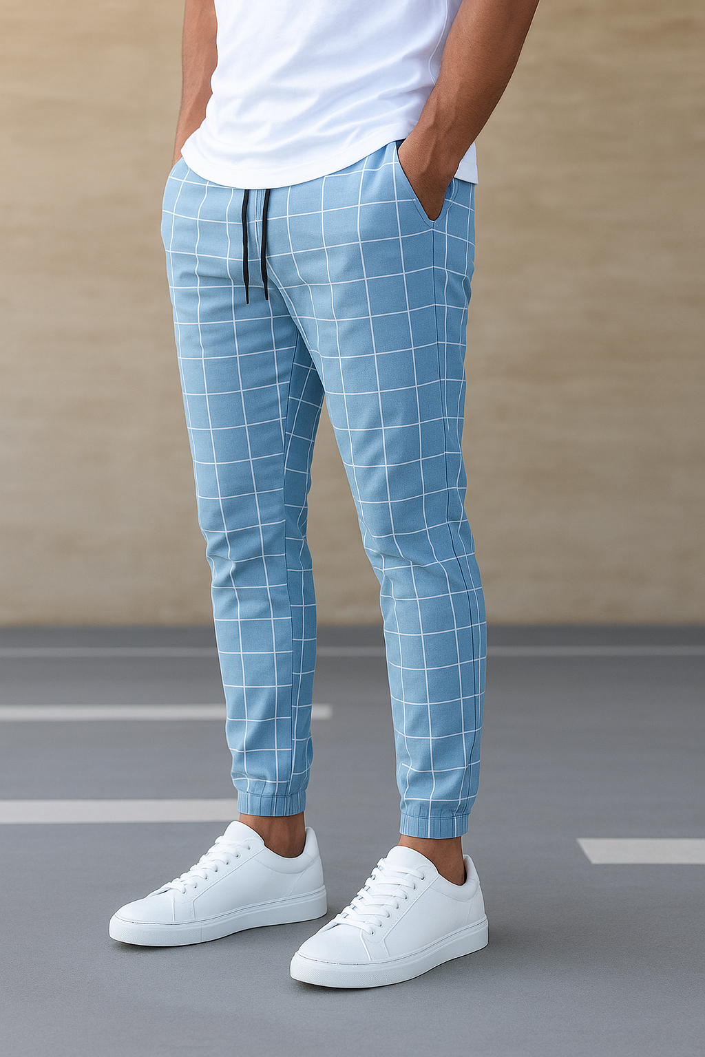 HendrixMode™ Celino | Heren Joggingbroek met Ruitpatroon