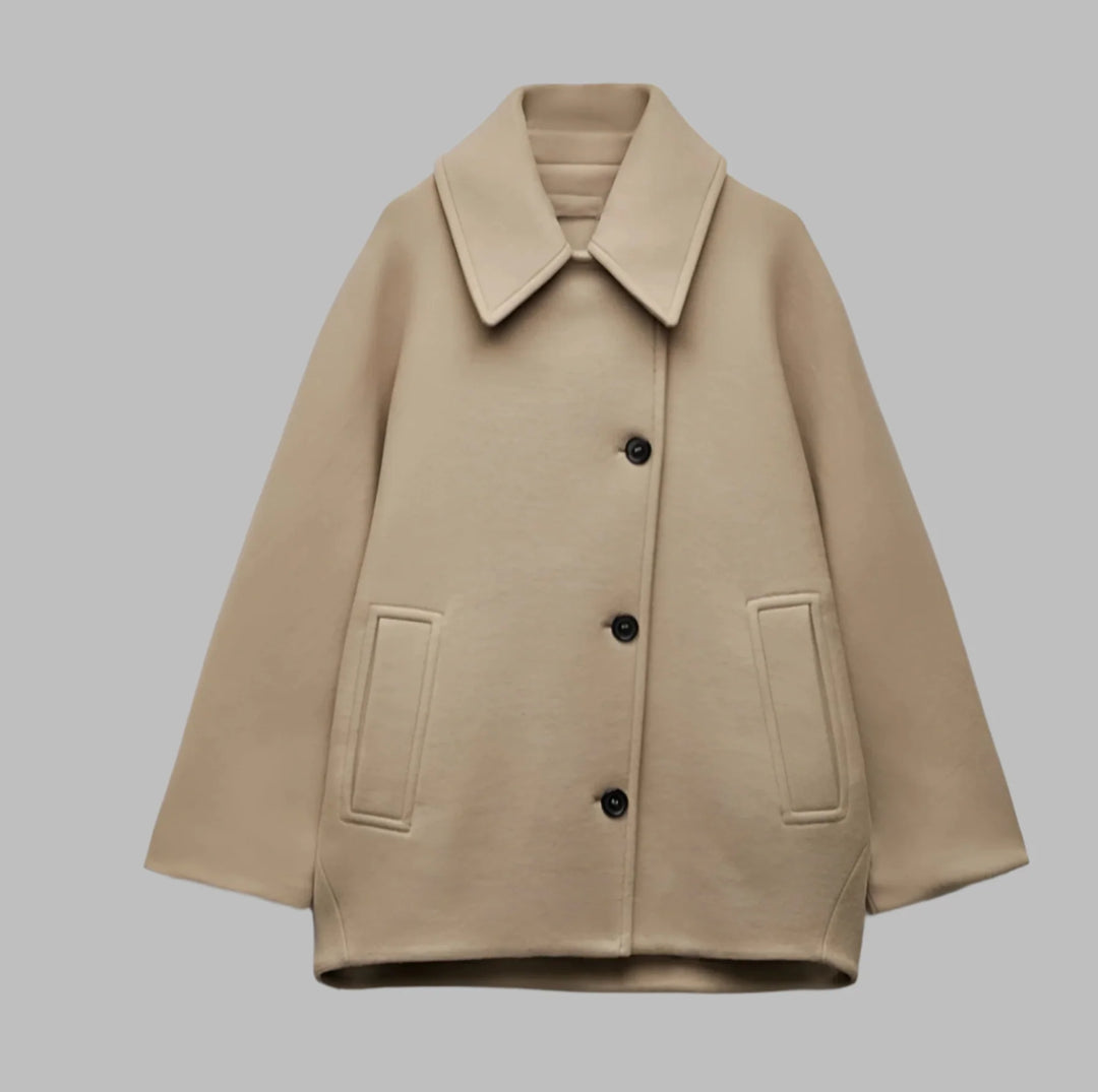 HendrixMode™ Sophie | Trendy Oversized Wollen Jas