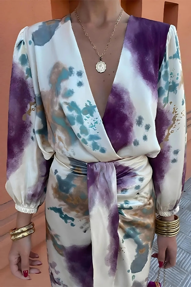 HendrixMode™ Georgiana | Tie-Dye Set met Blouse en Rok