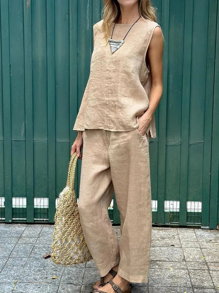 HendrixMode™ Sabrina | Zomerse Tweedelige Set – Licht, Comfortabel en Stijlvol voor Elke Dag