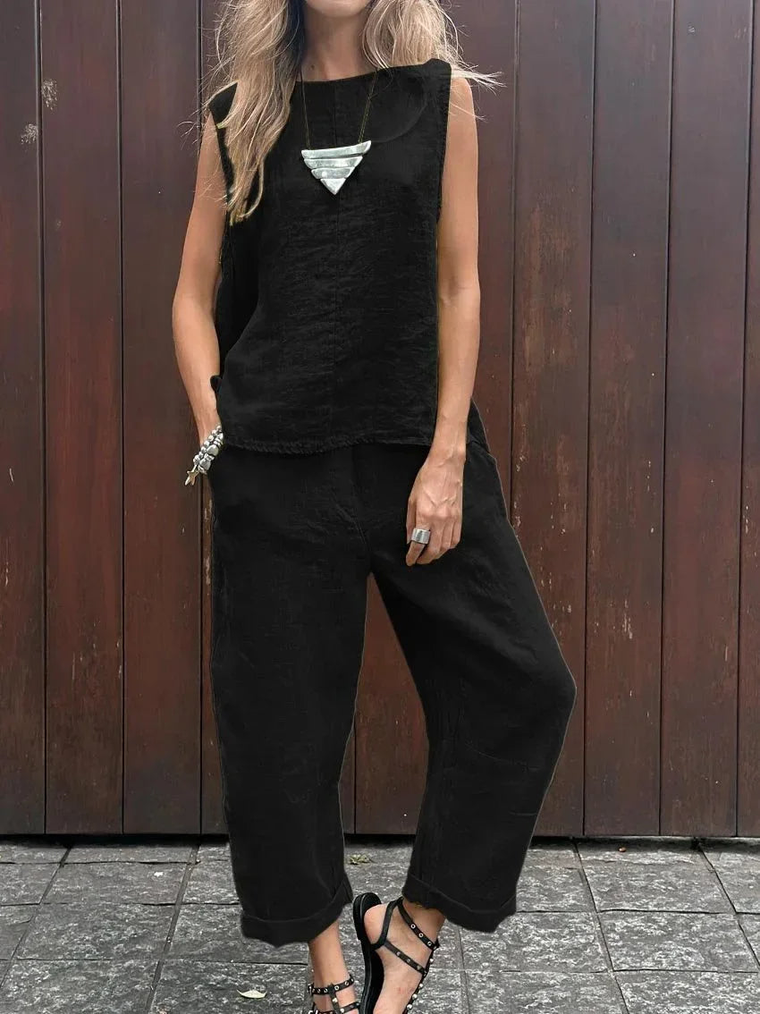 HendrixMode™ Sabrina | Zomerse Tweedelige Set – Licht, Comfortabel en Stijlvol voor Elke Dag
