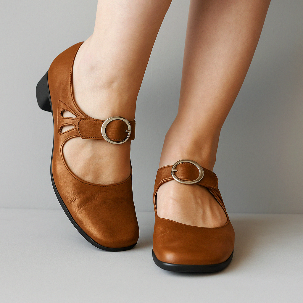 HendrixMode™ Denisa |  Orthopedische Sandalen met Comfortabele Sleehak