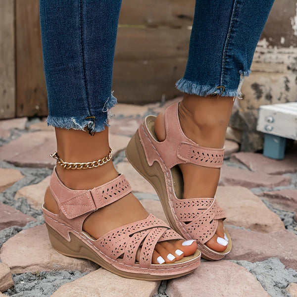 HendrixMode™ Malaga | Comfortabele Sandalen met Hakken