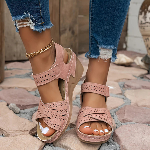 HendrixMode™ Malaga | Comfortabele Sandalen met Hakken