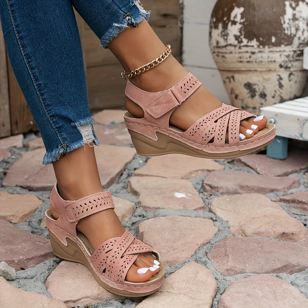HendrixMode™ Malaga | Comfortabele Sandalen met Hakken