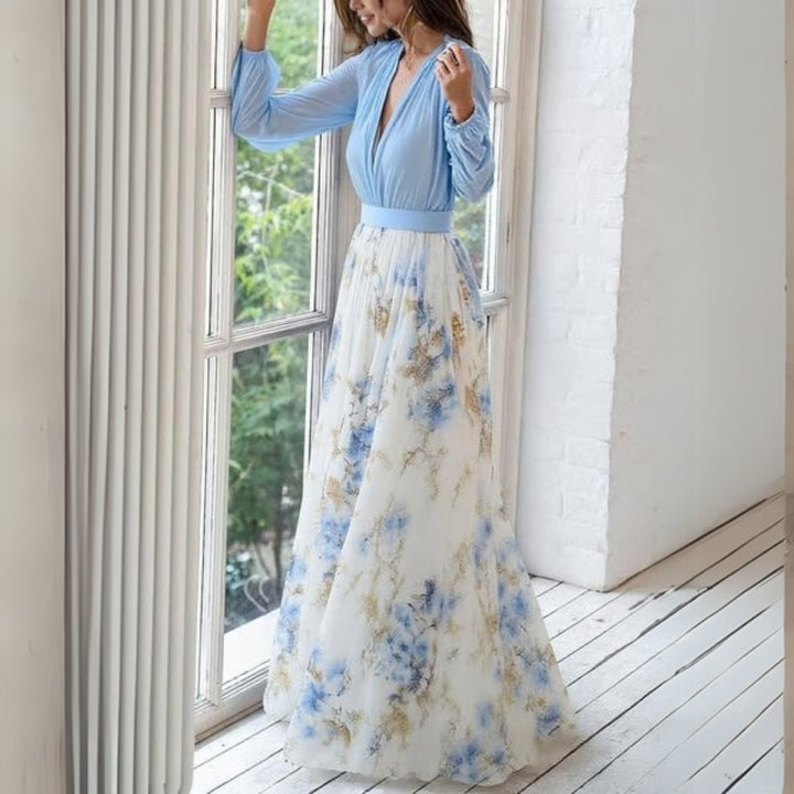 HendrixMode™ Dolores | Lange Jurk met Bloemenprint