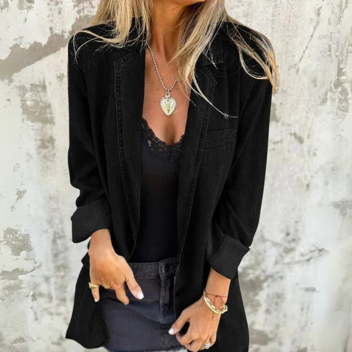 HendrixMode™ Mireia | Een Casual Blazer van Denim