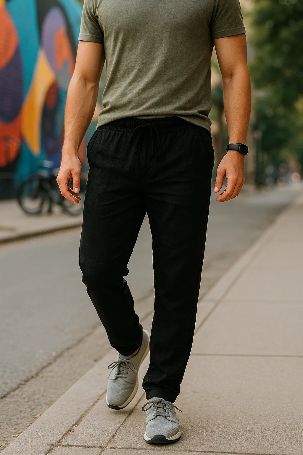 HendrixMode™ Lino | Linnen Broek met Stijl – Voor Mannen die Gaan voor Licht en Comfort