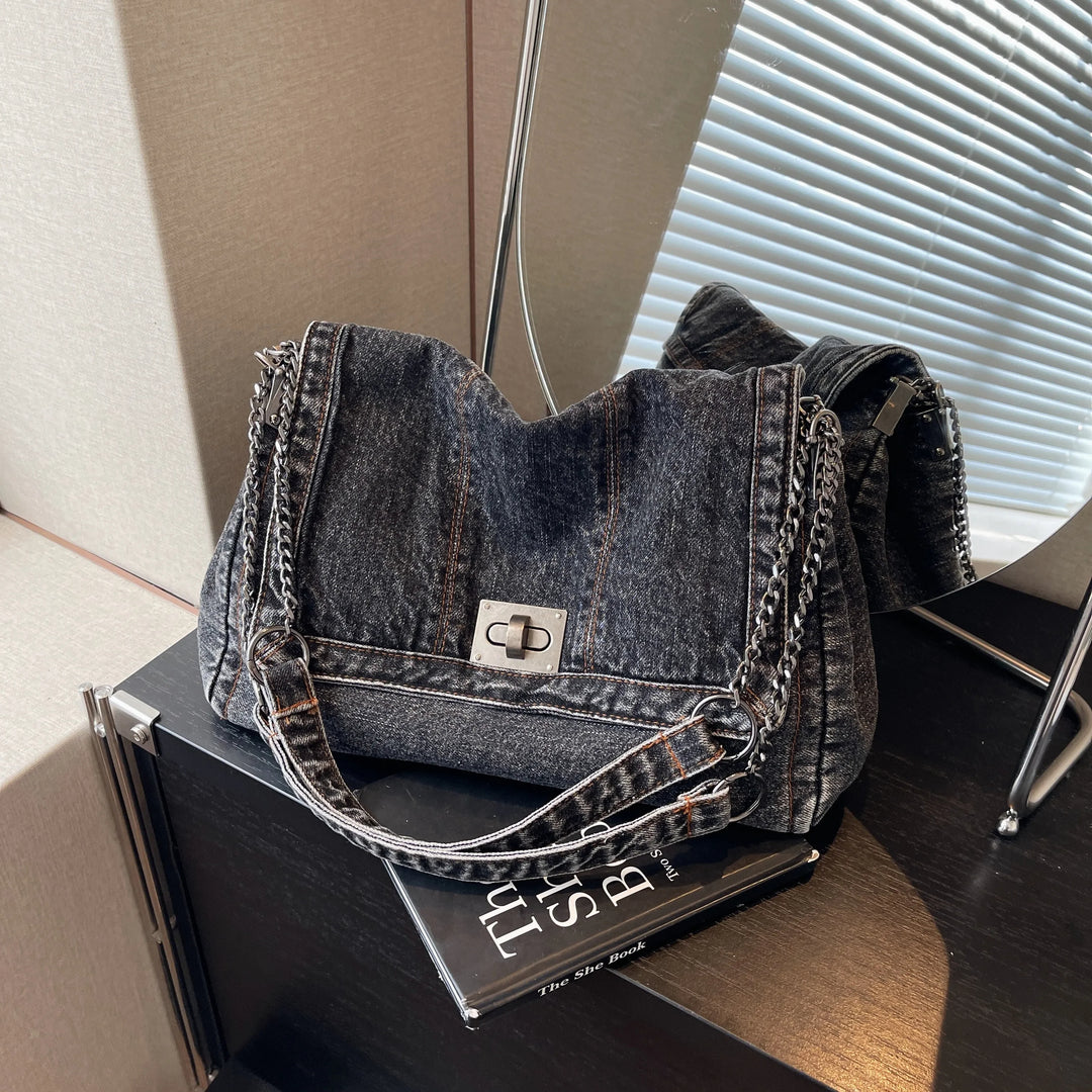 HendrixMode™ Elaya | Denim Schoudertas
