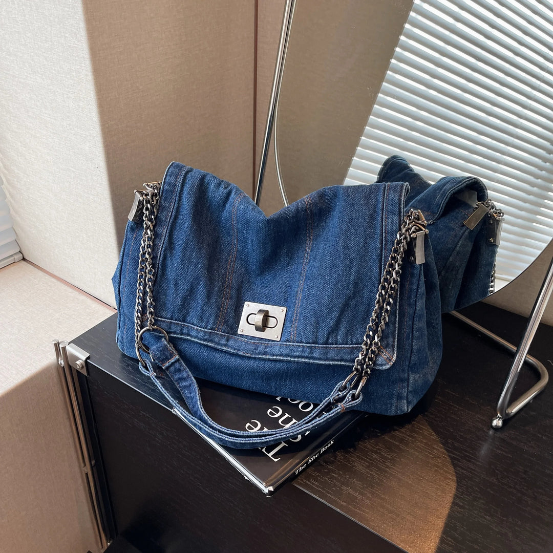 HendrixMode™ Elaya | Denim Schoudertas