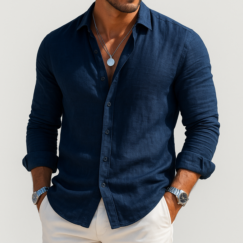 HendrixMode™ Jaromir | Elegante Overhemd van Ademend Materiaal