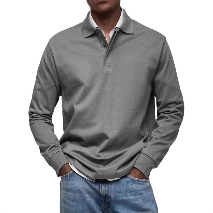 HendrixMode™ Ben | Casual Poloshirt met Lange Mouwen